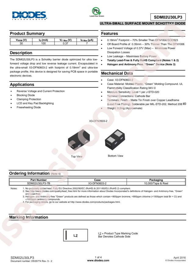 SDM02U30LP3-7B