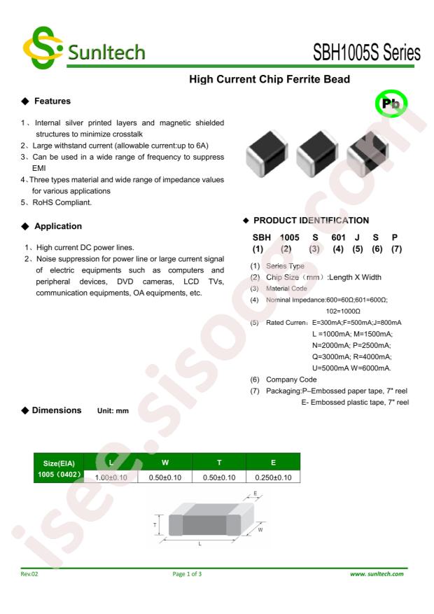 SBH1005S221JSP