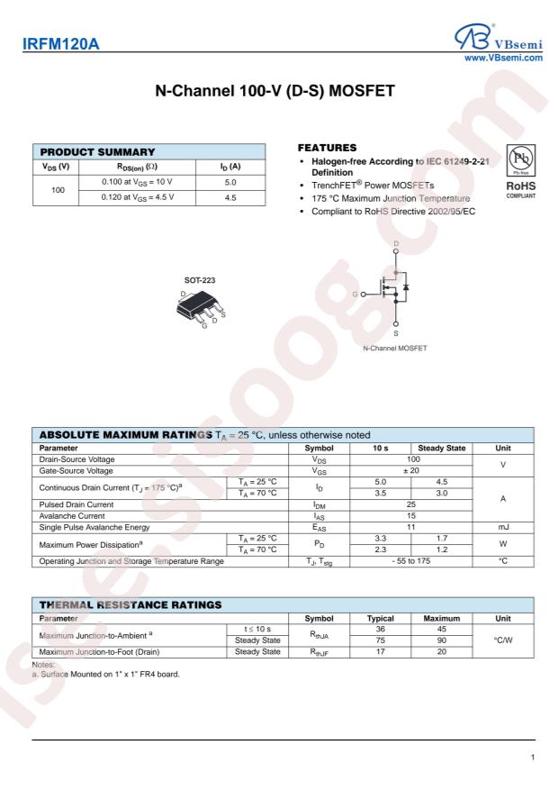 IRFM120A-VB