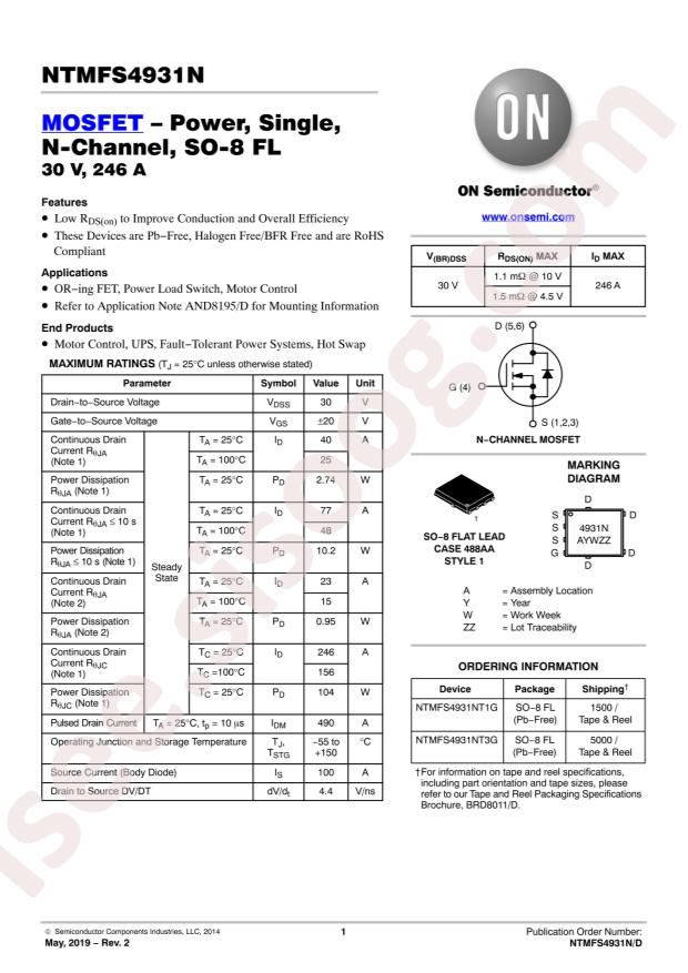 NTMFS4931NT1G