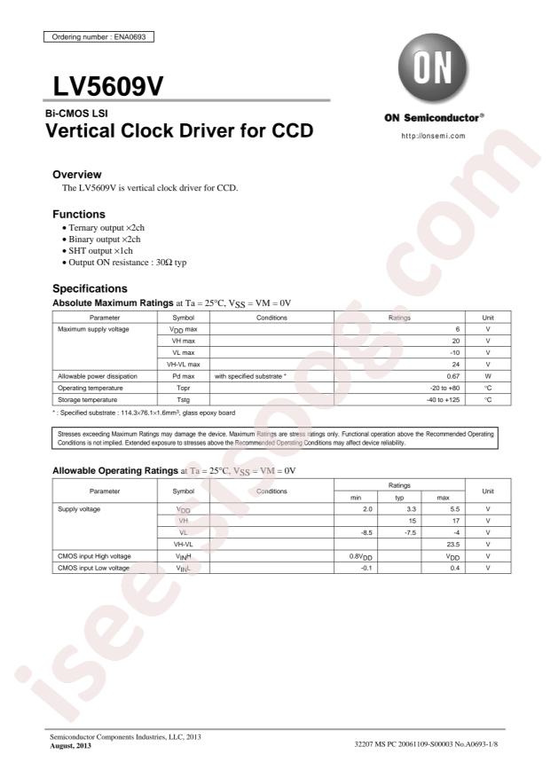 LV5609V-TLM-E