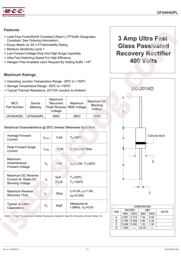 UF5404GPL-TP