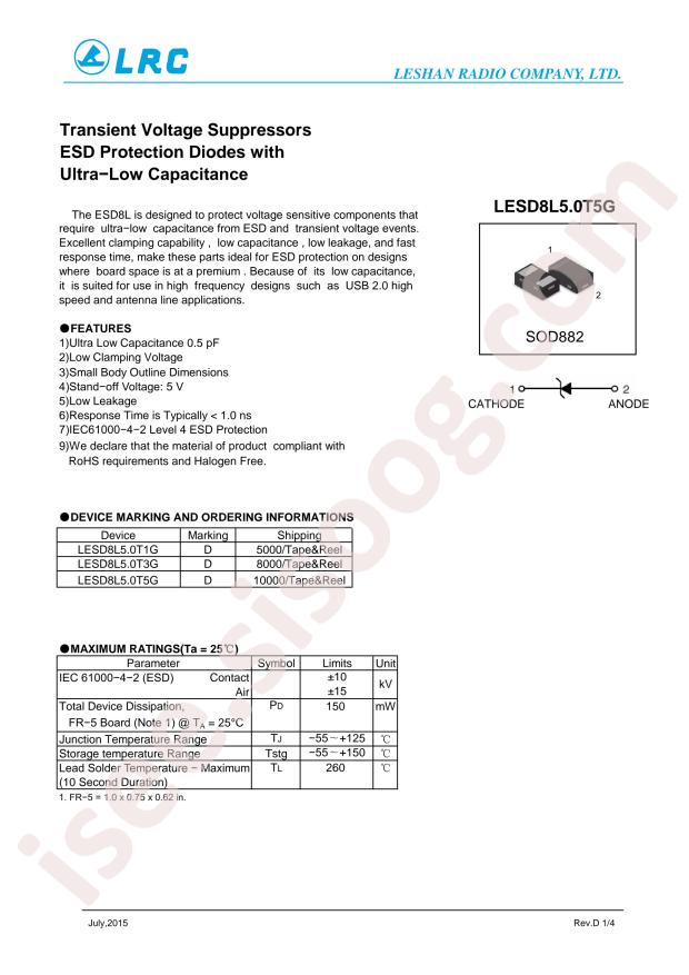 LESD8L5.0T5G