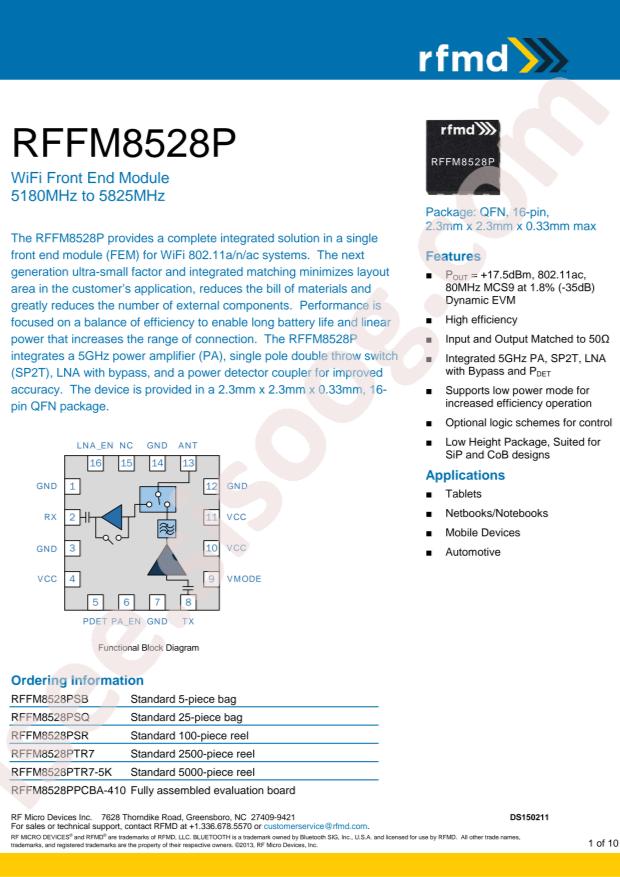 RFFM8528PTR7