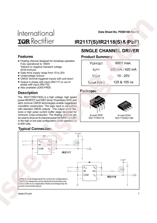 IR2117SPBF