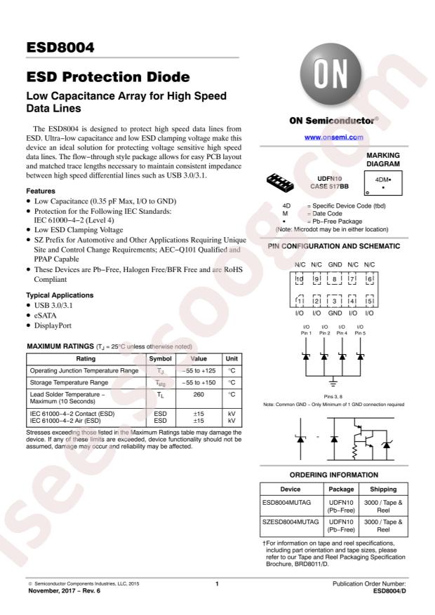 ESD8004MUTAG
