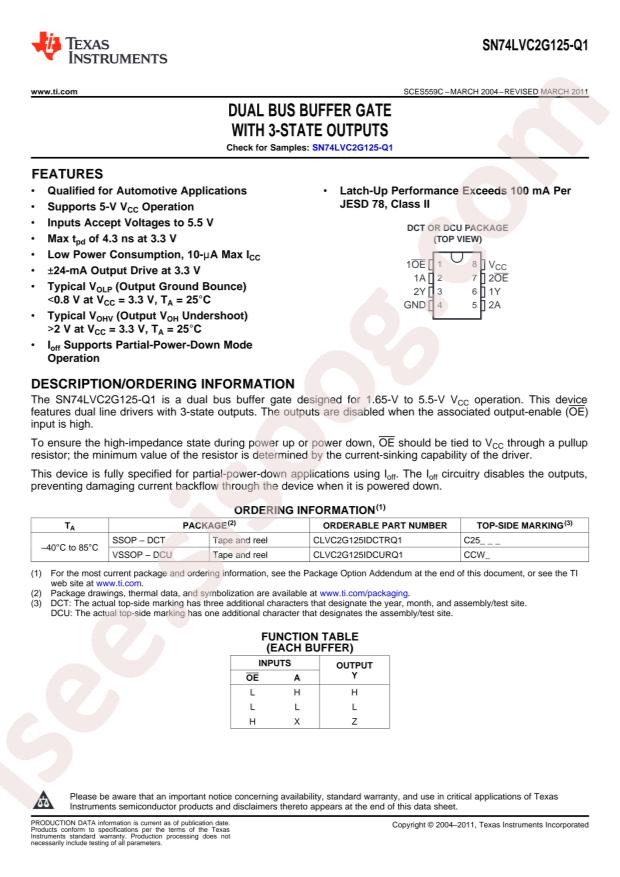 CLVC2G125IDCTRQ1