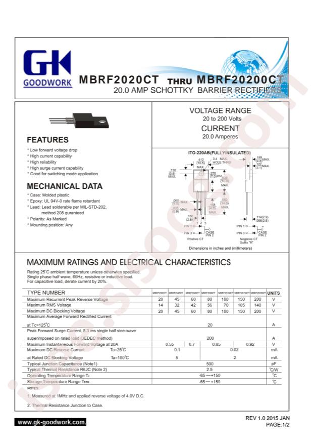 MBRF2045CT
