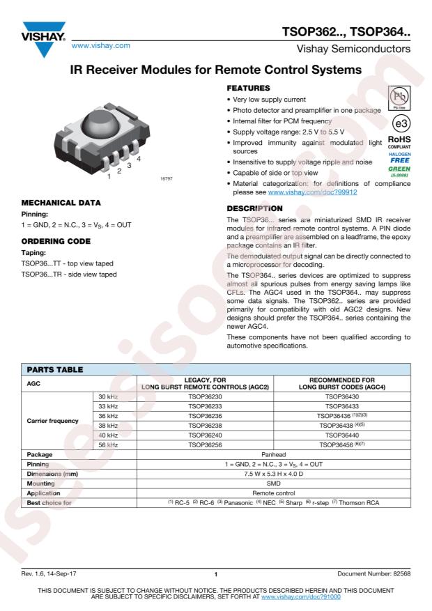 TSOP36238TR