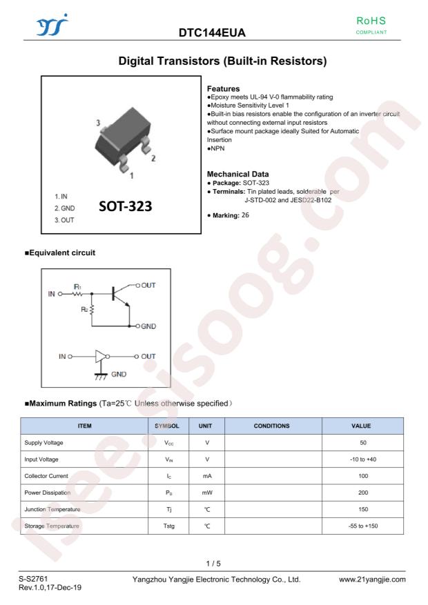 DTC144EUA