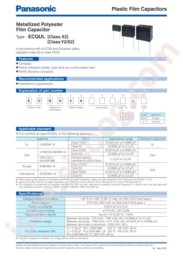 ECQU2A154KLA
