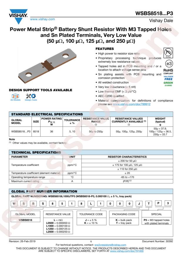 WSBS8518L1000JTP3