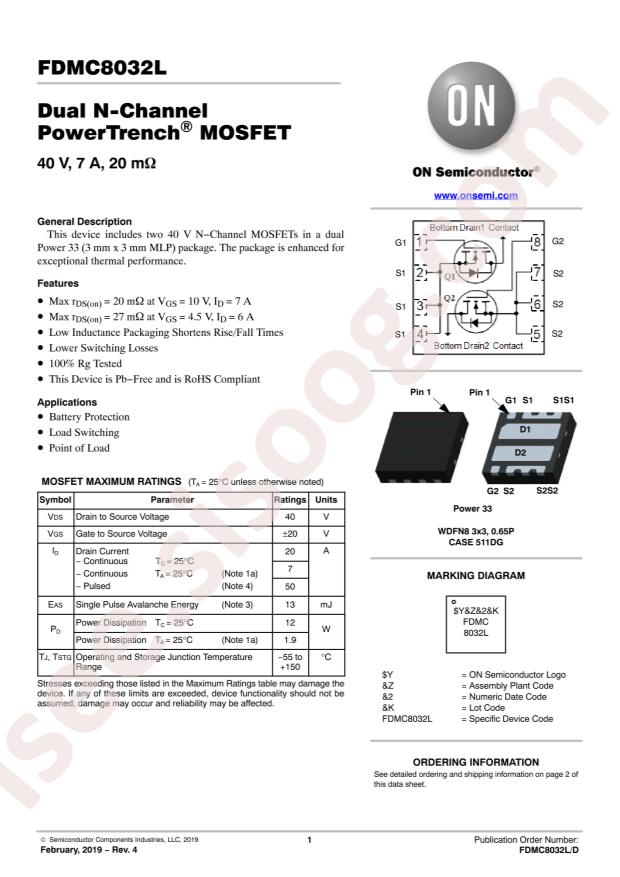 FDMC8032L