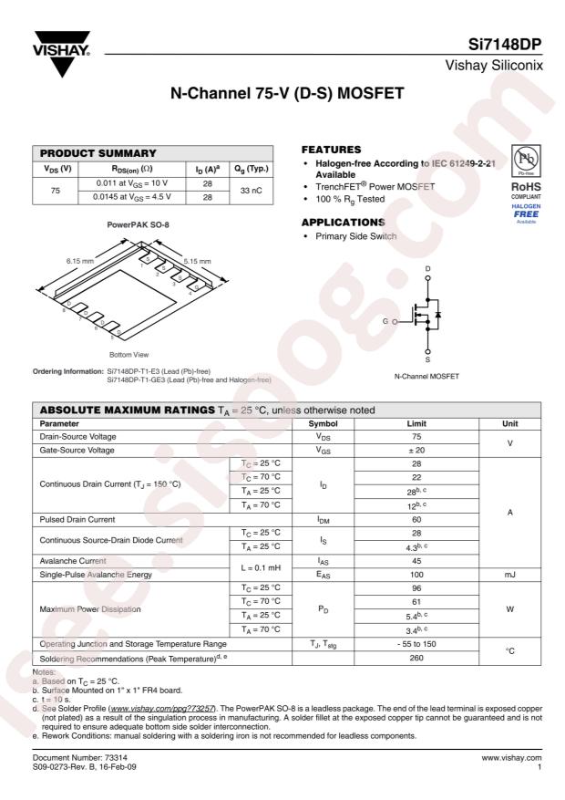 SI7148DP-T1-GE3