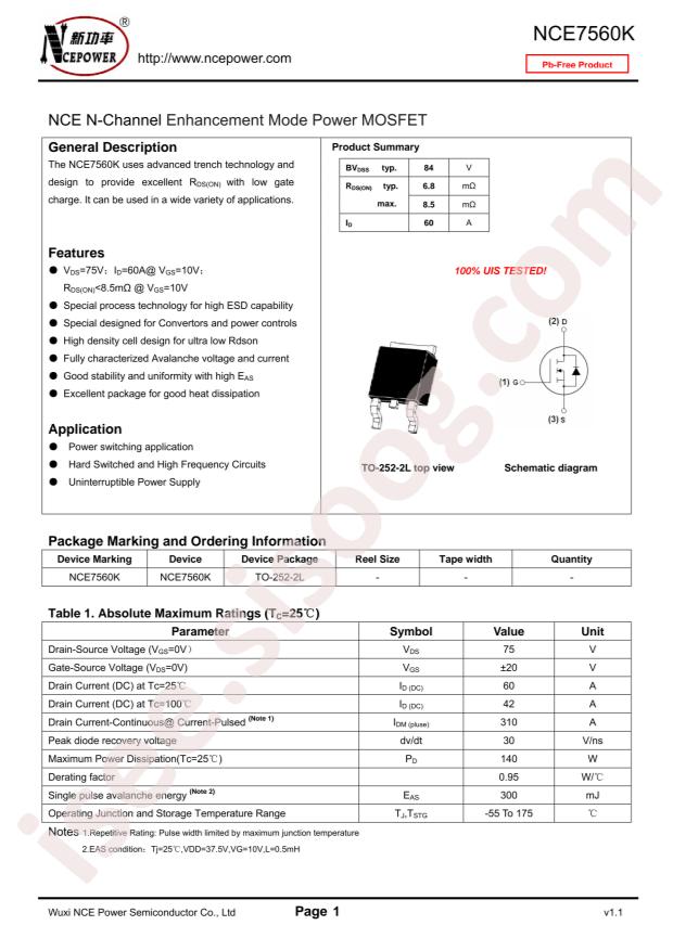 NCE7560K