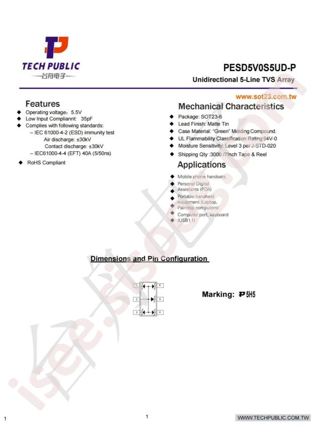PESD5V0S5UD-P