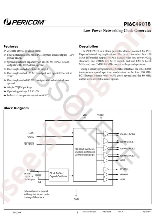 PI6C49018ZDIEX
