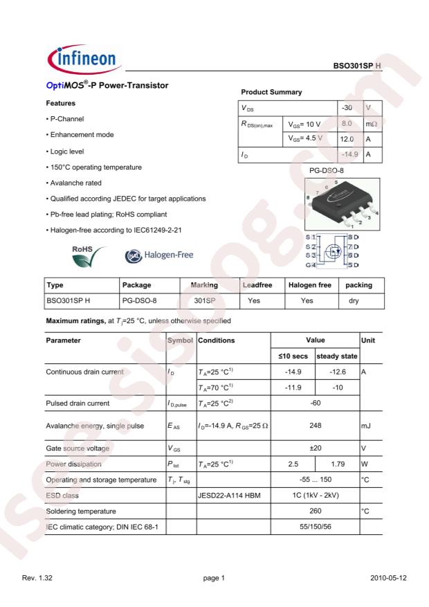 BSO301SP H