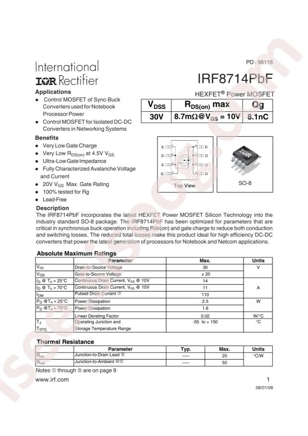 IRF8714PBF