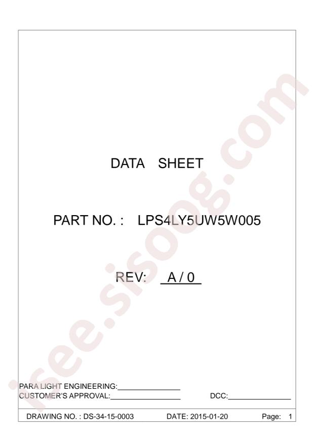 LPS4LY5UW5W005