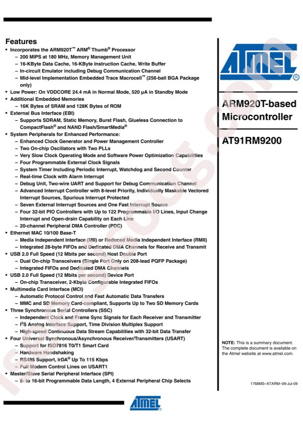 AT91RM9200-QU-002