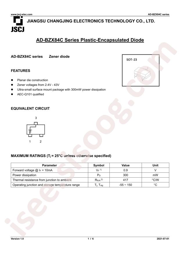 AD-BZX84C7V5