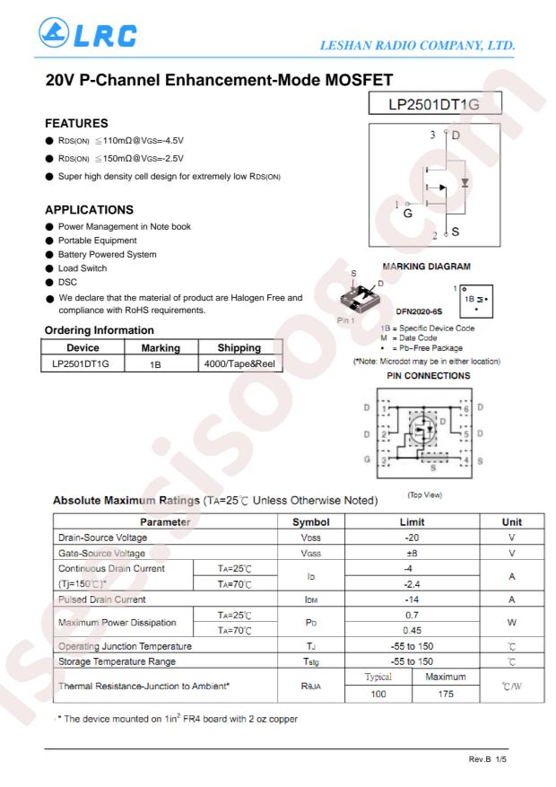 LP2501DT1G