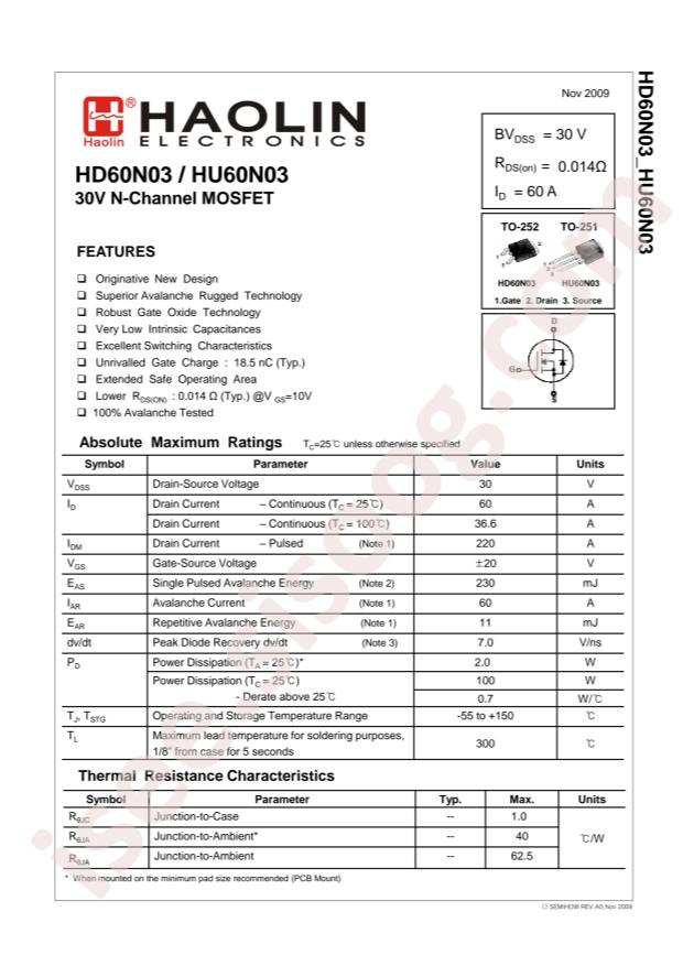 HU60N03