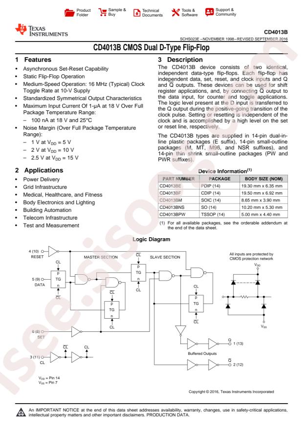 CD4013BPWR