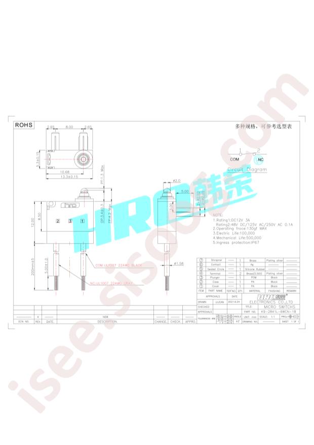 K9-2841L-6WCN-1B