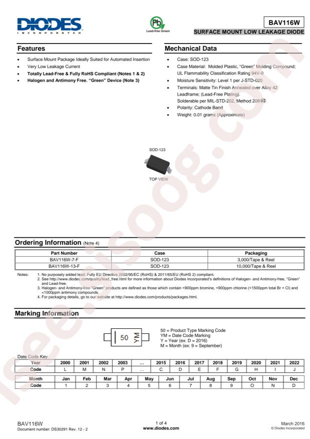 BAV116W-7-F