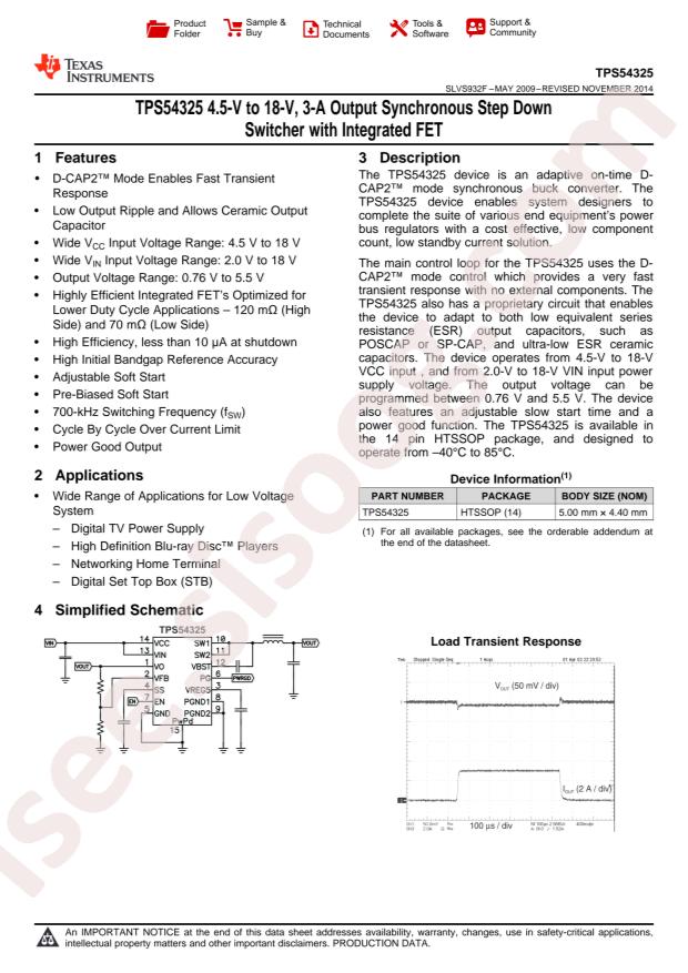 TPS54325PWP