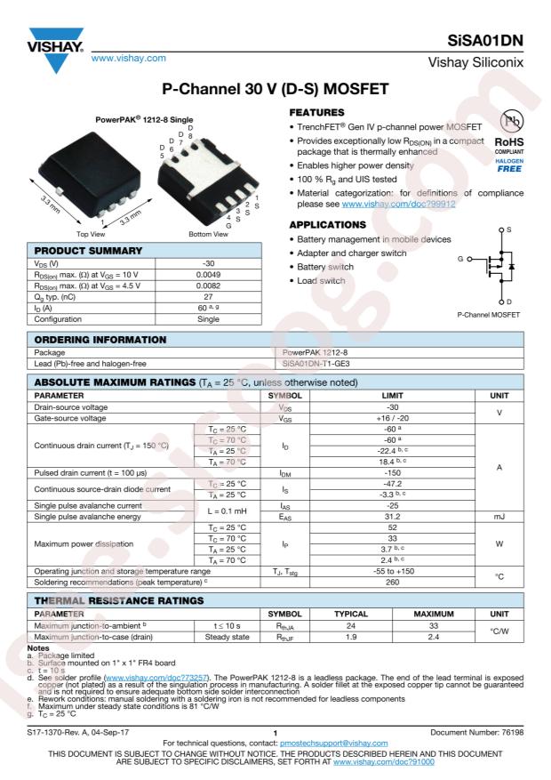 SISA01DN-T1-GE3