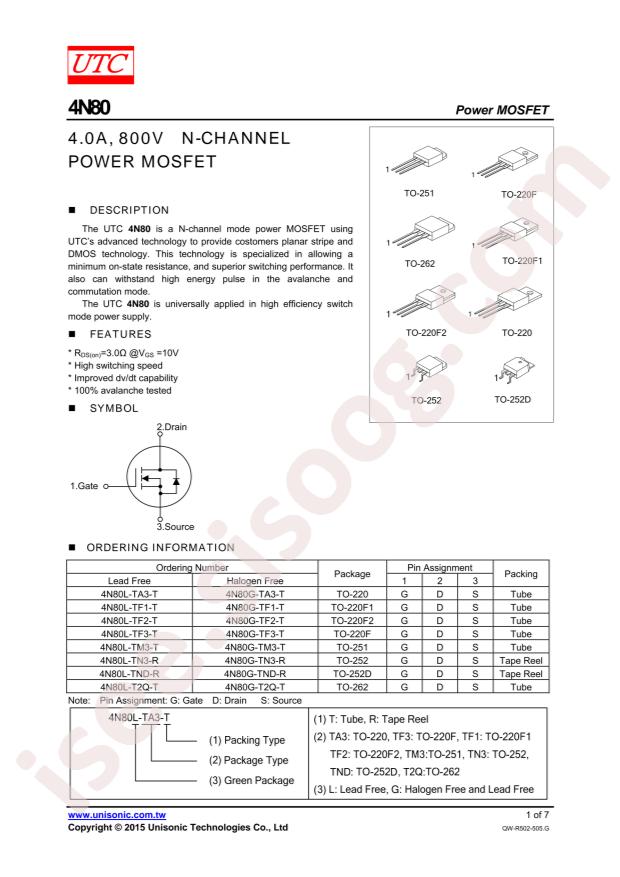 4N80L-TM3-T