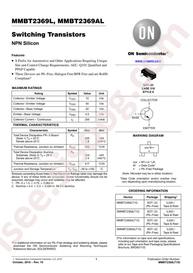 MMBT2369ALT1G