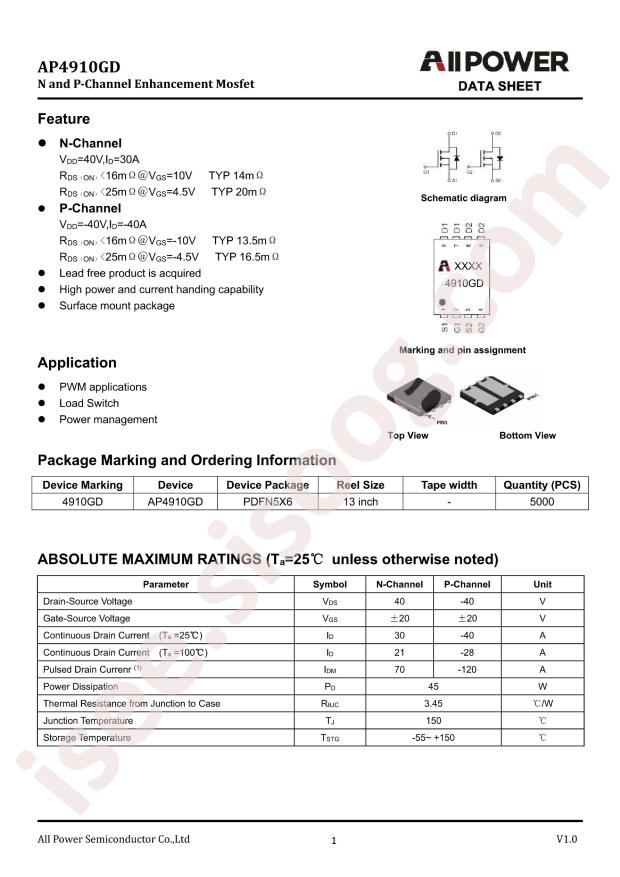 AP4910GD