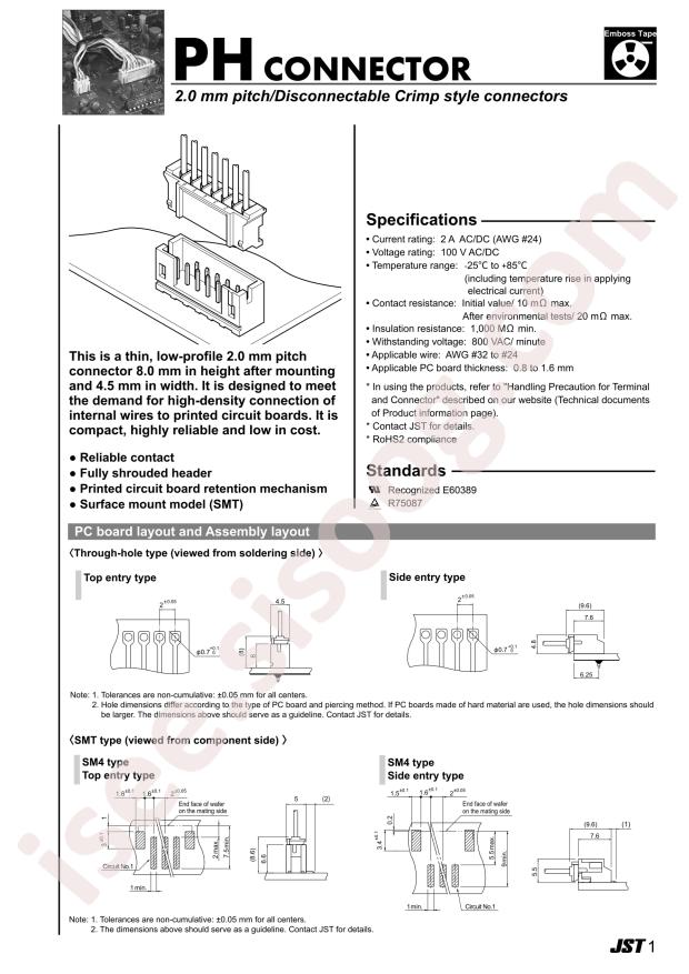 B8B-PH-SM4-TB(LF)(SN)