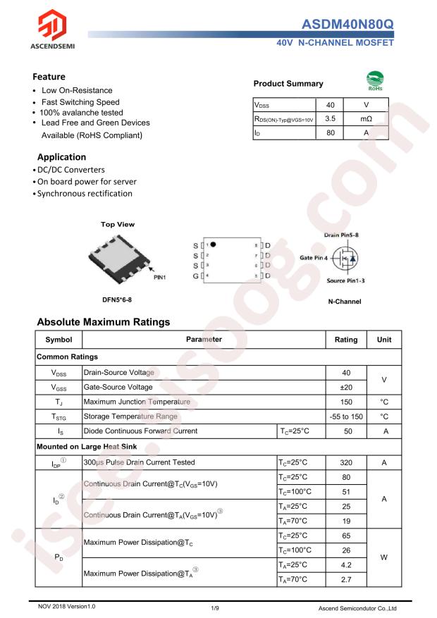 ASDM40N80Q-R