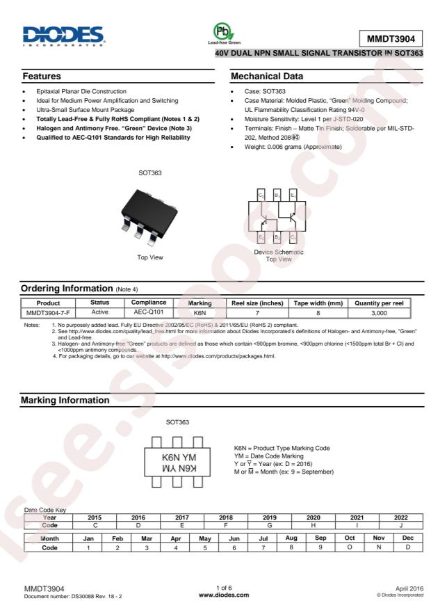 MMDT3904-7-F