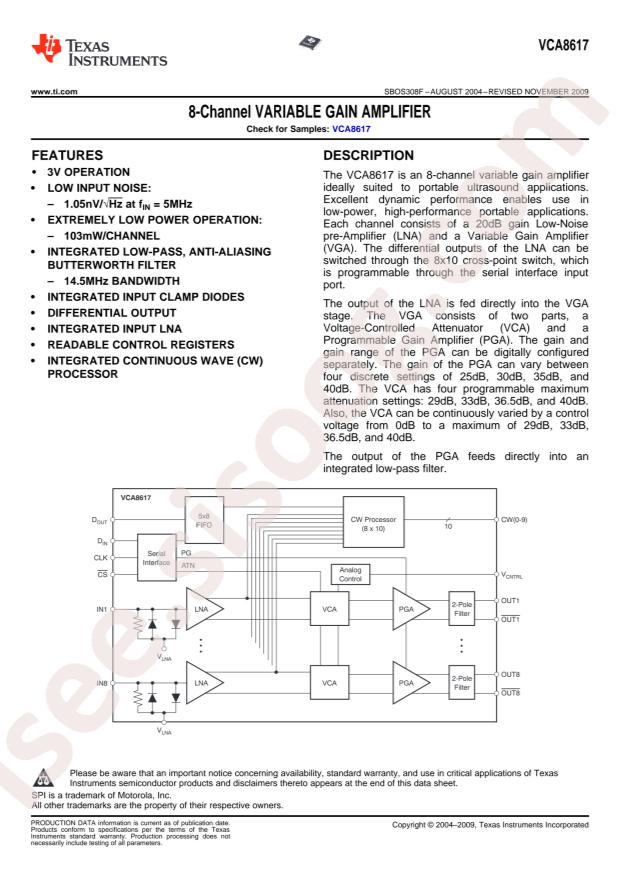 VCA8617PAGT