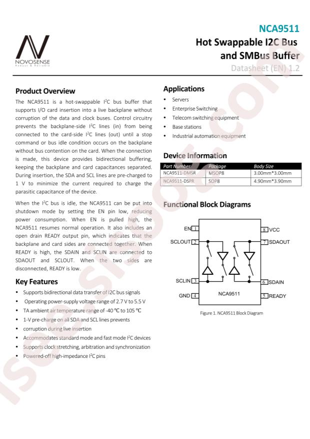 NCA9511-DMSR