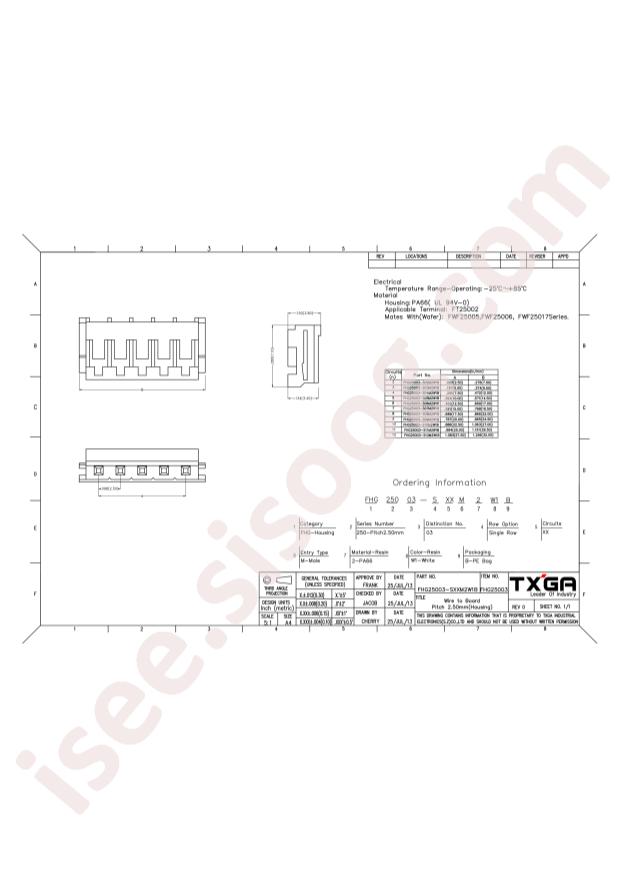 FHG25003-S12M2W1B