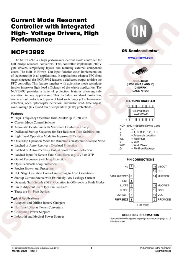 NCP13992ACDR2G