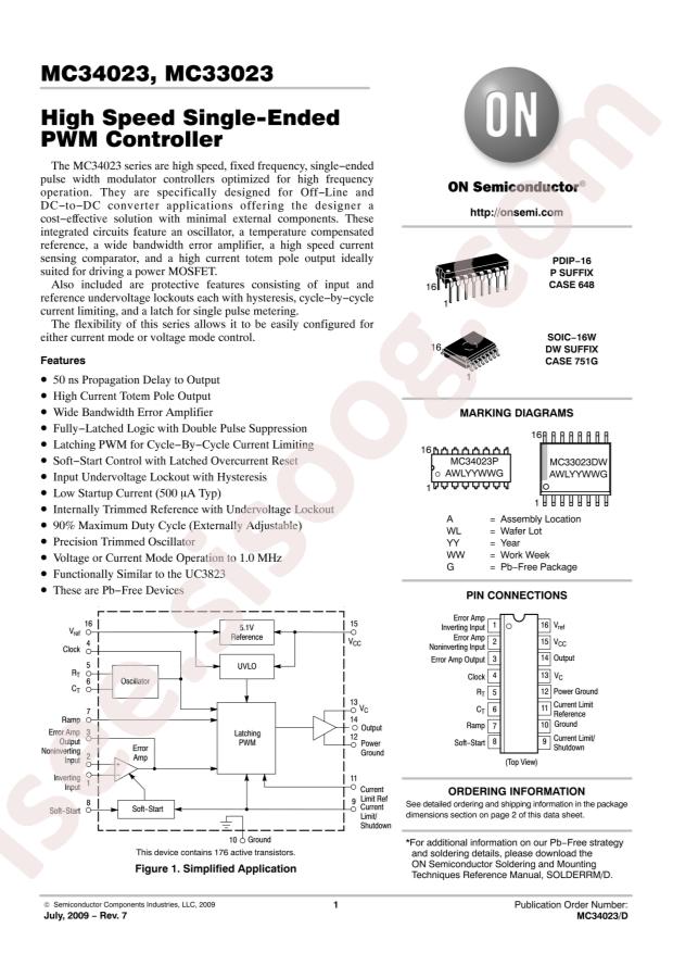 MC33023DWR2G