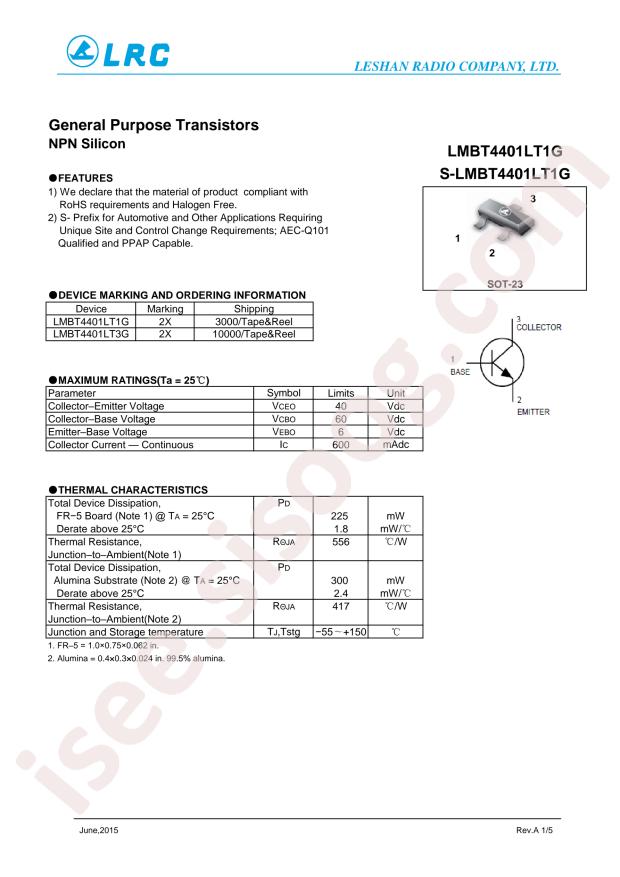 LMBT4401LT1G