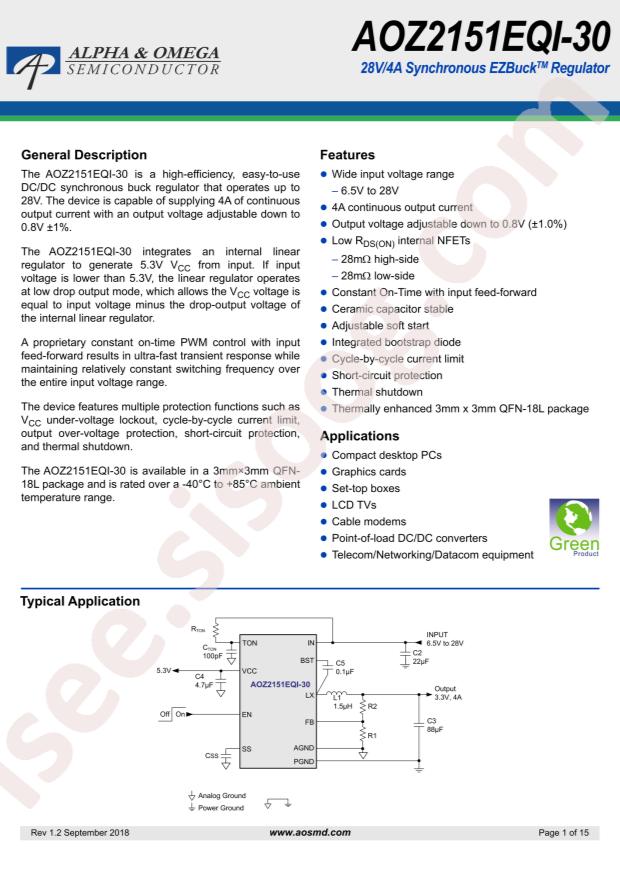 AOZ2151EQI-30