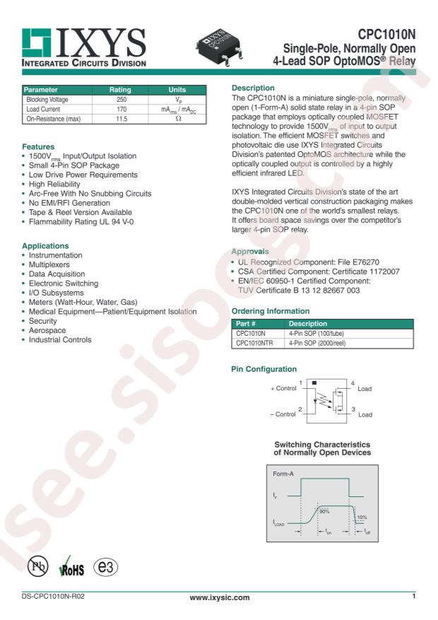 CPC1010NTR