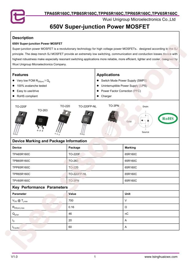 TPA65R160C