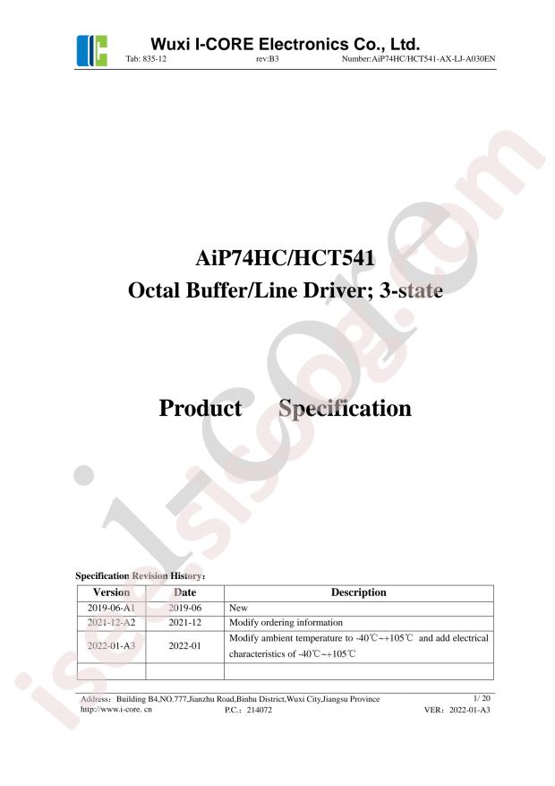 AIP74HC541SA20.TR