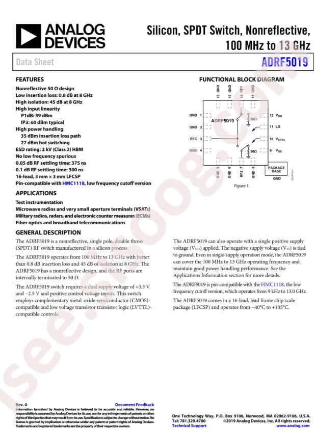 ADRF5019BCPZN-R7